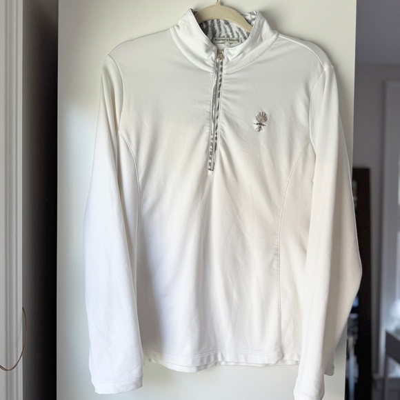 🤍 FAIRWAY & GREENE QUARTER ZIP GOLF TENNIS PREP JACKET - Picture 3 of 8